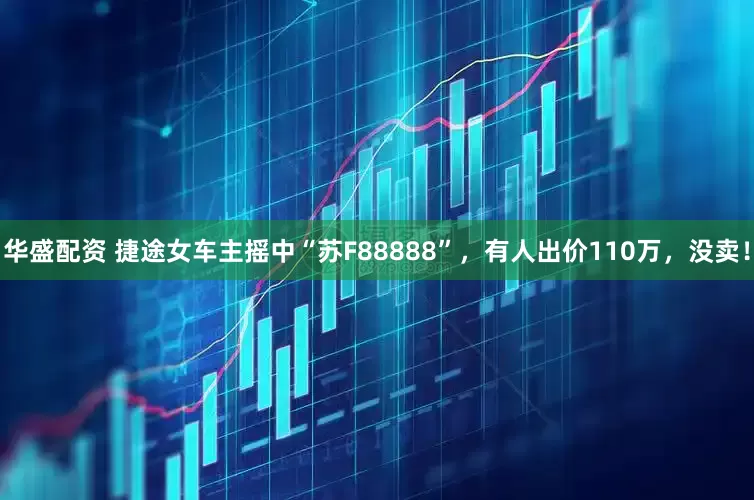 华盛配资 捷途女车主摇中“苏F88888”，有人出价110万，没卖！